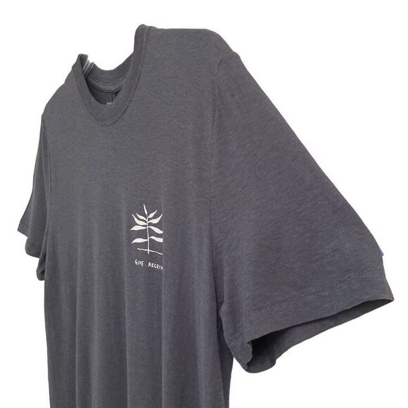 Taylor Stitch The Cotton Hemp Tee Mens S crewneck in Give to Get Navy Blue NEW - Picture 3 of 5